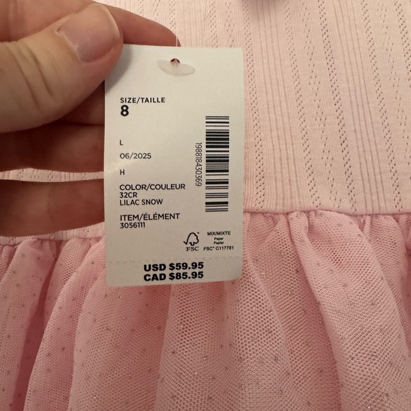 Gymboree girls glittered tiered tutu dress on Pointe - Picture 5 of 5